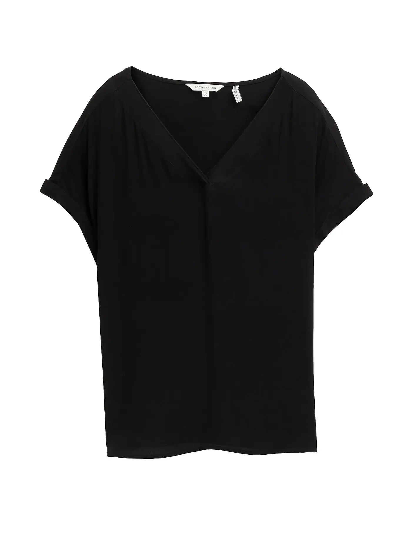 TOM TAILOR | Bluse | schwarz